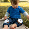Baby T-Shirt kurzarm azur blau