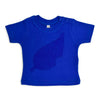 Baby T-Shirt kurzarm azur blau