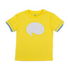 Buben T-Shirt mit Sprechblase in gelb | sticklett Online Store.